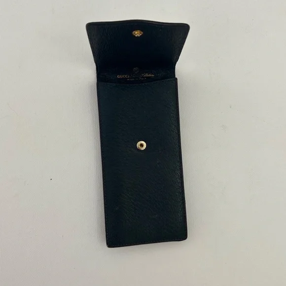 Vintage Gucci Glasses, Sunglass or Cigarette Case Blue GG Supreme Sherry Line - Picture 7 of 14